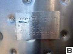 2003 Ripley 1430 Gallon Stainless Steel Fermenting Tank