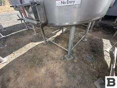 2003 Ripley 1430 Gallon Stainless Steel Fermenting Tank