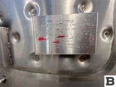 2003 Ripley 1430 Gallon Stainless Steel Fermenting Tank
