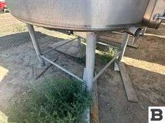2003 Ripley 1430 Gallon Stainless Steel Fermenting Tank