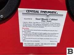 Central Pneumatic Steel Blaster Cabinet