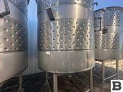 2003 Ripley 1430 Gallon Stainless Steel Fermenting Tank