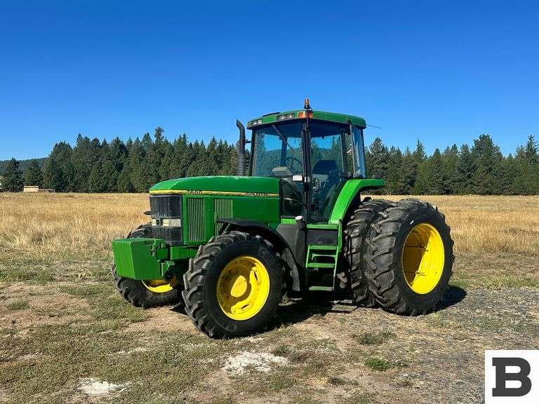 1993 John Deere 7600 Tractor - Deer Park, WA