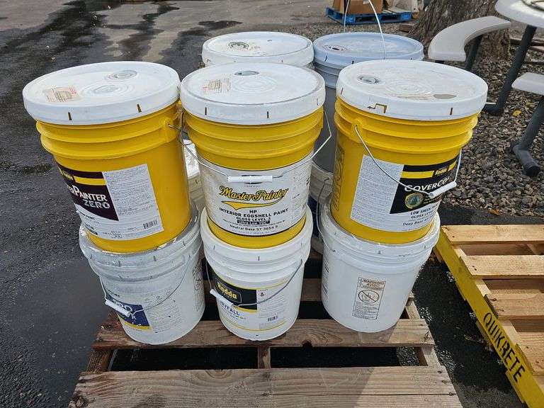 (11) Assorted 5 Gallon Buckets of Paint