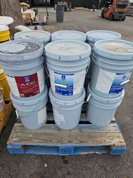 (15) Sherwin Williams 5 Gallon Buckets of Assorted Paint