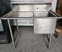 Left Load Stainless Prep Sink, Bowl Size 18"×24"×14"