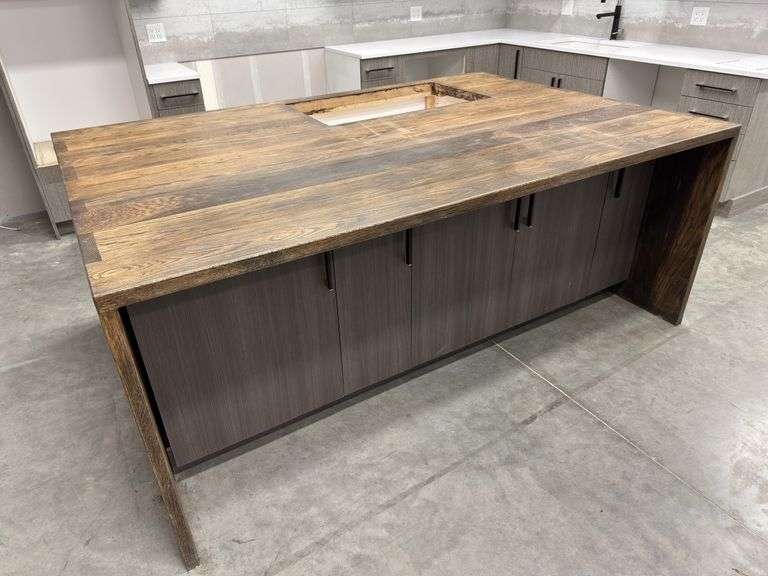 Large Kitchen Island with Cabinets