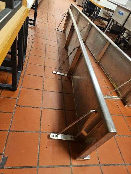 Stainless Wall Shelf 118"×17"