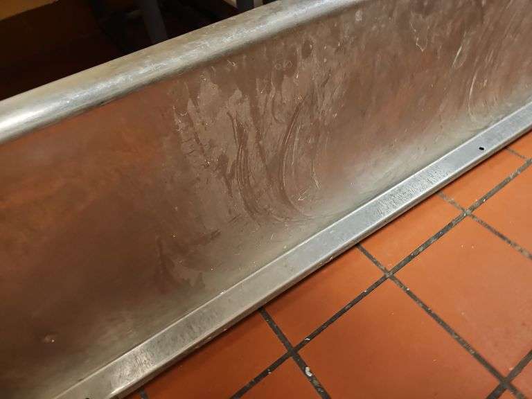 Stainless Wall Shelf 118"×17"