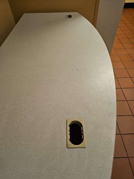 Wood Top Desk with Metal Sides 60"×30"