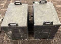 (2) CARLISLE Cateraide Insulated Food Carriers