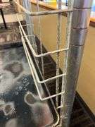 Wire Sheet Pan Rack & (3) Full Size Pans
