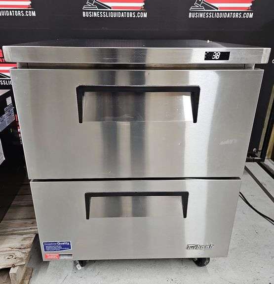TURBO AIR 2 Drawer Undercounter Refrigerator