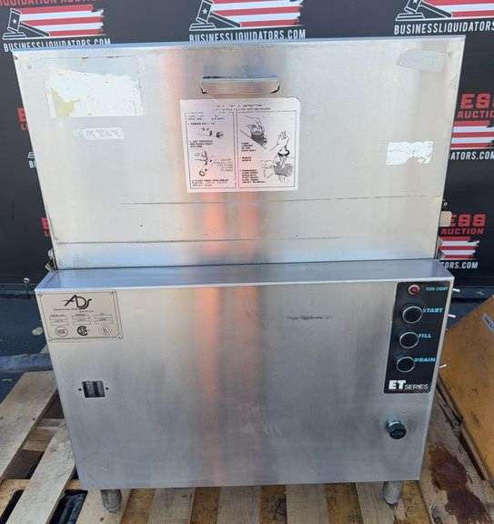 American Dish Undercounter Glass Dishwasher 26"×26"×35"