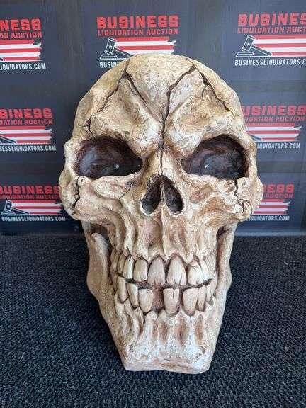 Huge Halloween Decoration Skull 24x20”