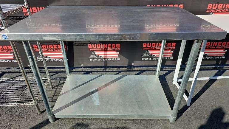 Stainless Work Table 48"×30"×33"