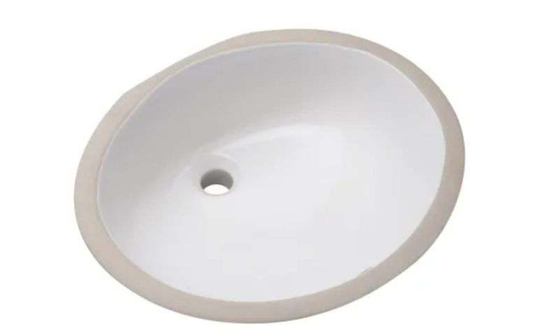 MIRABELLE Undermount Bathroom Sink 17"