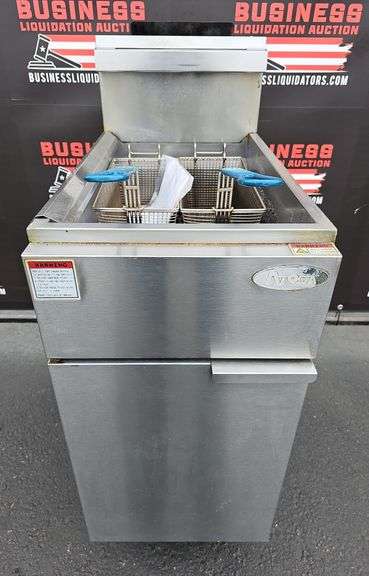 ATOSA Commercial Gas Deep Fryer 40lb with 2 Baskets