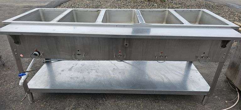 5 Compartment Steam Table