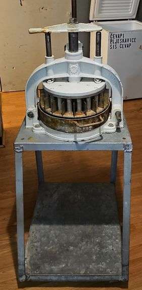 Commercial Dough Divider on Rolling Cart