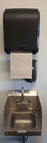 Wall Sink with Towel Dispenser & Soap Dispenser