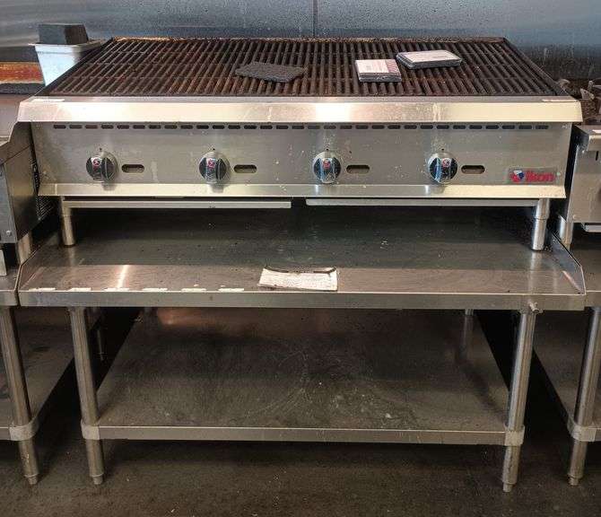 Ikon 48" Gas Char Broiler with Stand