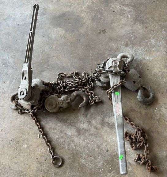 (2) Come Along Winches