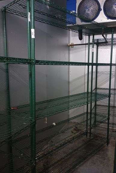 Wire Rack Green Green Metal Wire Rack - Business Liquidation Auction