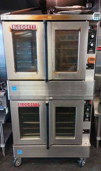 BLODGETT DOUBLE STACKED GAS OVEN