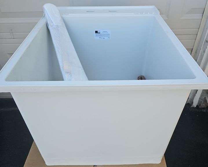 Laundry Room Sink with Legs 20"×24"×16"