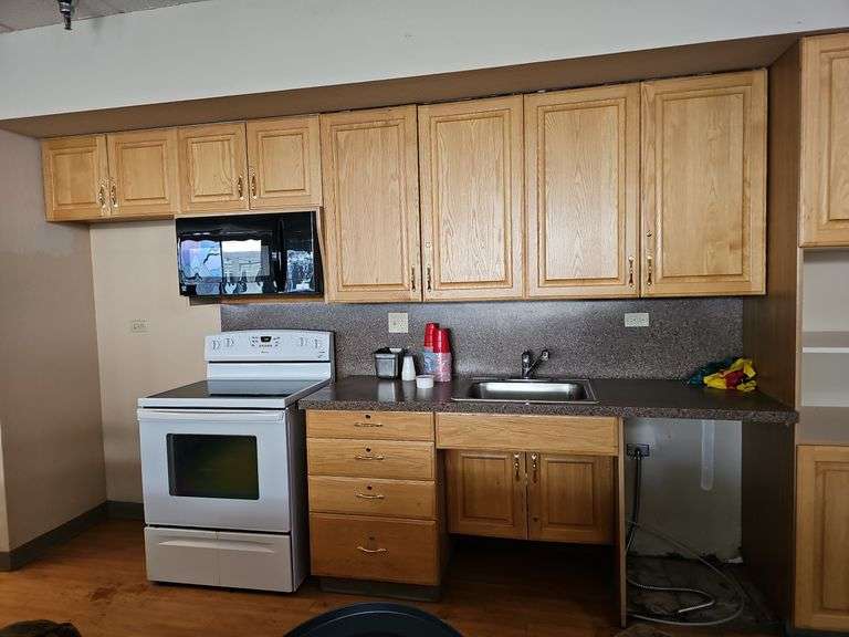 Kitchen Cabinets with Sink and Counter (Read Description)