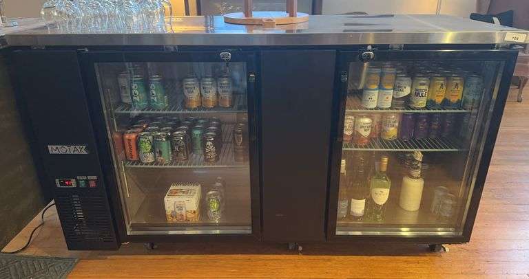 70” Motak Back Bar Refrigerator