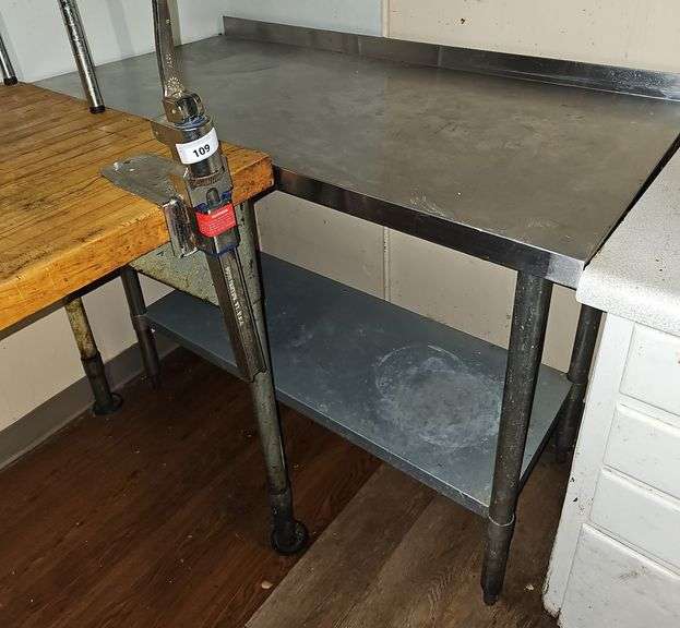 Stainless Work Table 48x24x36"
