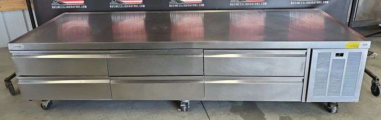 DELFIELD 6 Drawer Refrigerated Chef Base 8'x21"×24"