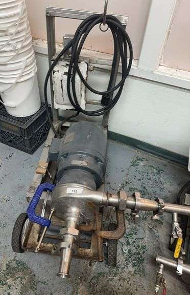 Large Transfer Pump on Dolly