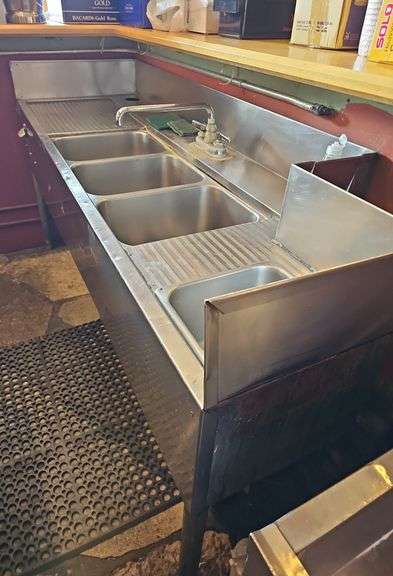 Back Bar Sink 70"×22"