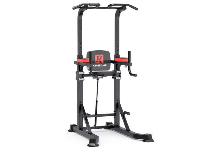 KiNGKANG Power Tower Dip Station, Multi-Function Assistive Trainer Pull Up