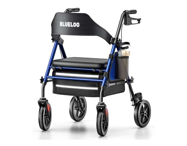 Bluelog Walkers for Seniors Rollator Walkers with Seat
