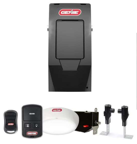 Genie 6072H-O Residential Wall Mounted Garage Door Opener, Black