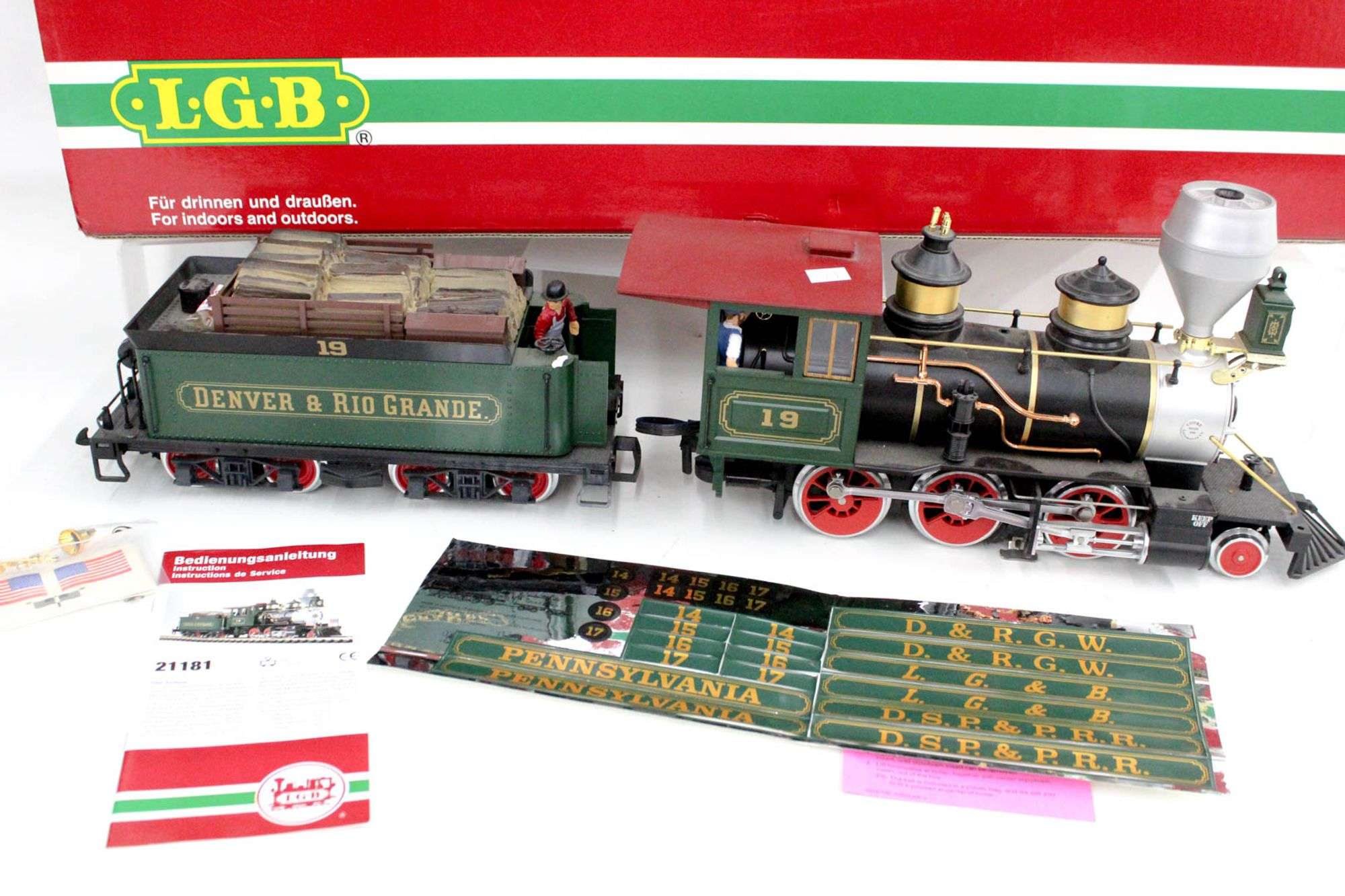 Lehmann Gross Bahn (LGB) The Big Train Denver & Rio Grande Steam