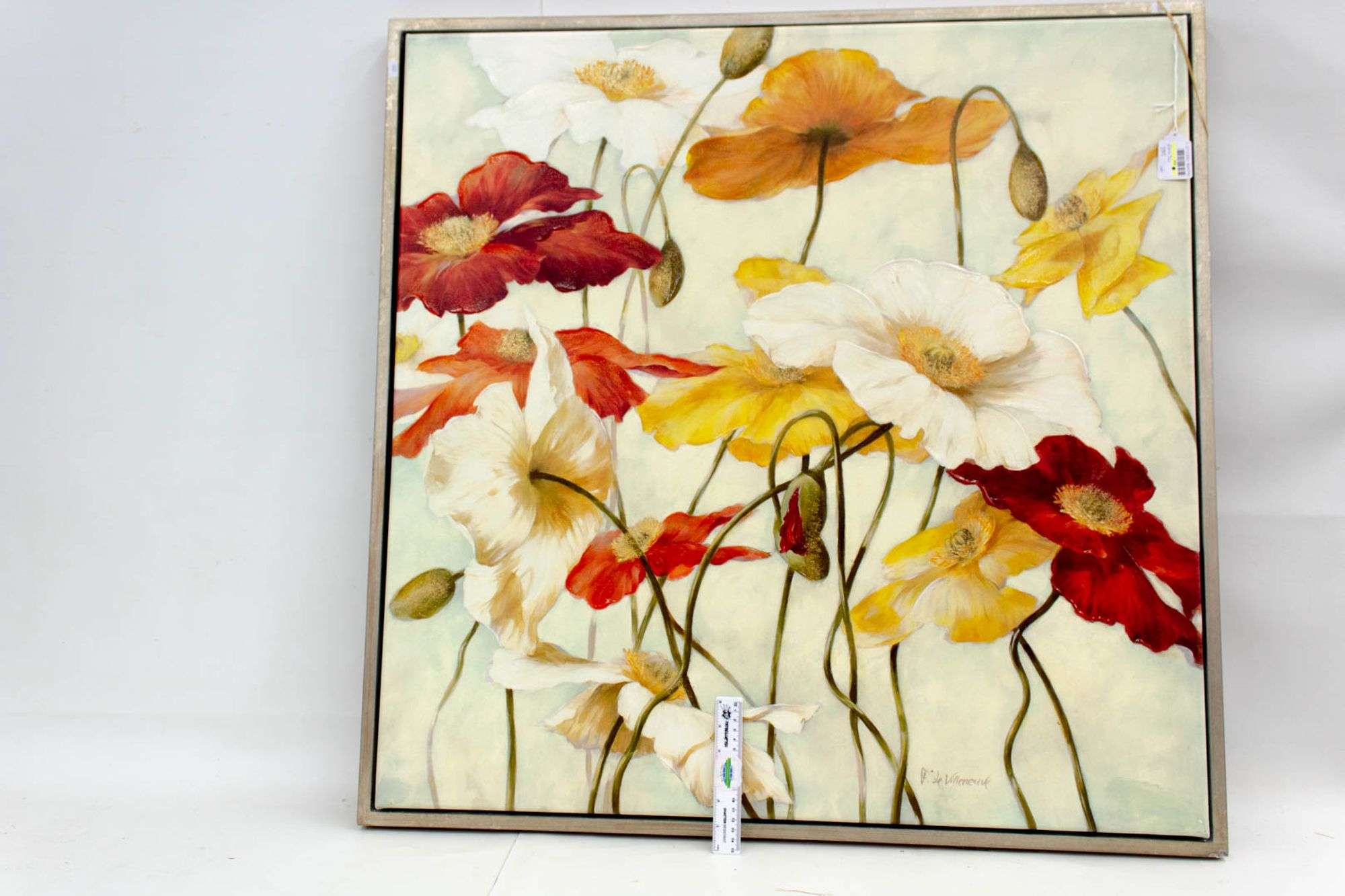 Fabrice de Villeneuve signed work - Original acrylic in gorgeous