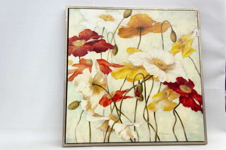 Fabrice de Villeneuve signed work - Original acrylic in gorgeous