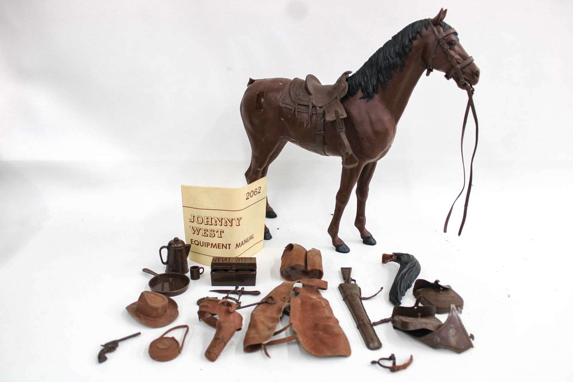 Louis Marx & Co model horse - Johnny West collection with