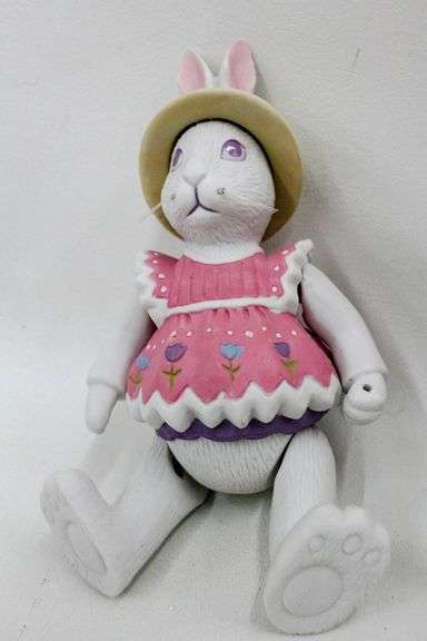 Soft rabbit sculptures figurines dolls - four pieces - Bunting Online ...