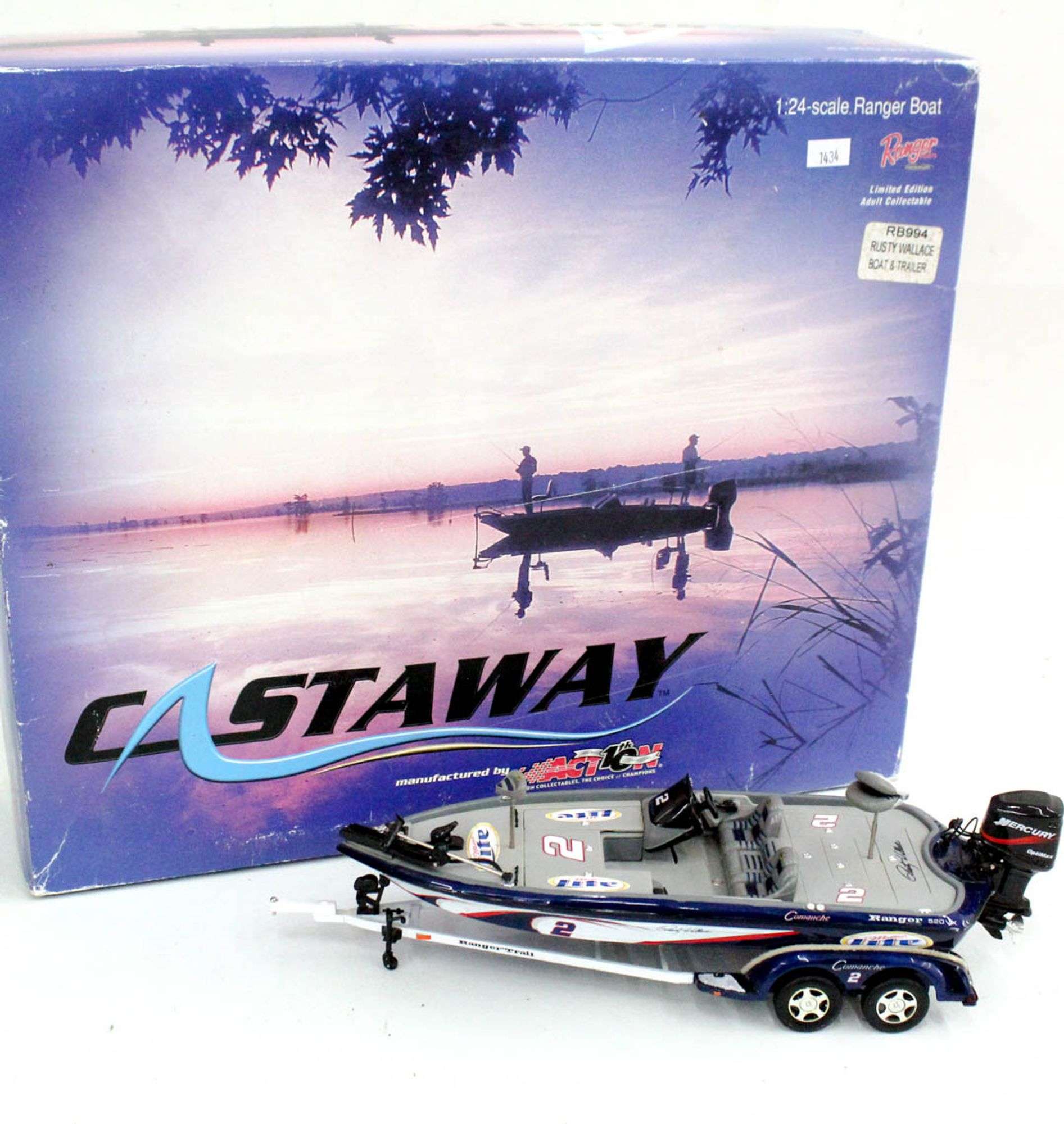 CASTAWAY 1/24スケール バスボート ダイキャストモデル CASTAWAY 1/24