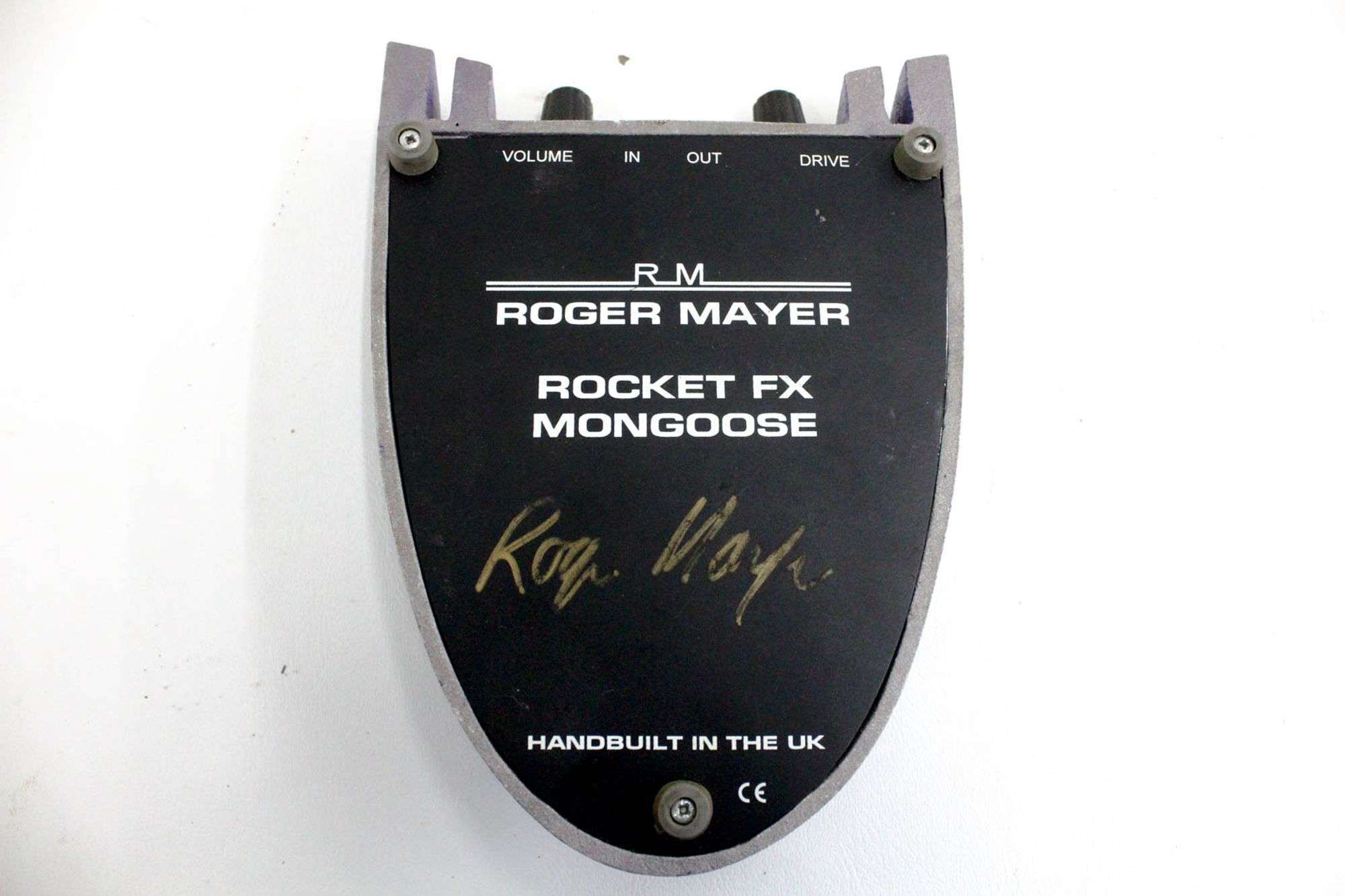 Signed Roger Mayer Rocket FX Mongoose Effect Pedal