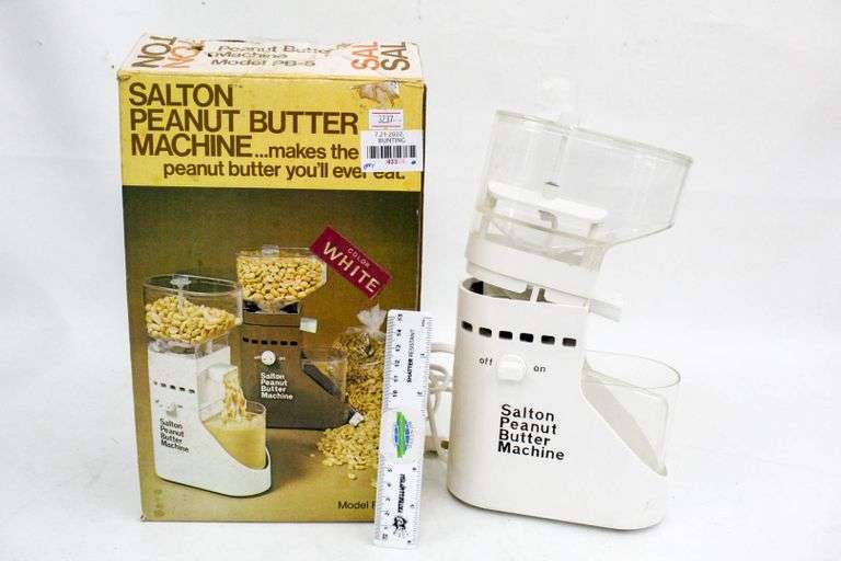Salton peanut butter machine. - Bunting Online Auctions