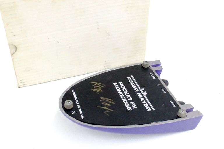 Signed Roger Mayer Rocket FX Mongoose Effect Pedal