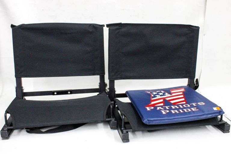 Stadium Seats Bleacher Seat Chairs with Back Supports, Folding