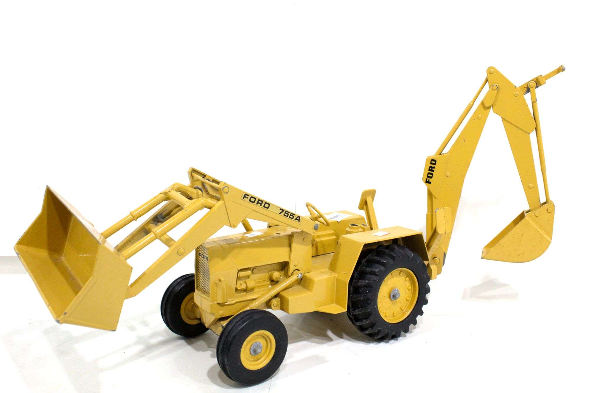 ERTL Ford 755A Backhoe /Front loader metal toy. - Bunting Online 